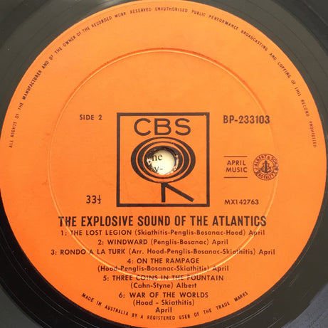 The Atlantics : The Explosive Sound Of The Atlantics (LP, Mono)