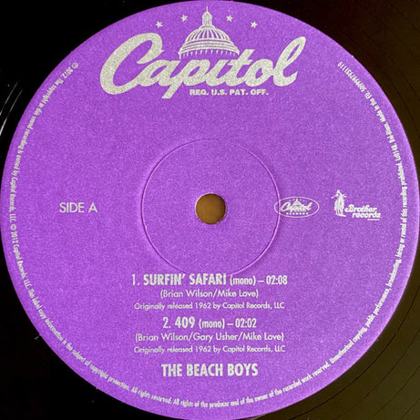 The Beach Boys : Surfin' Safari / 409 (10", EP, RSD, Mono)