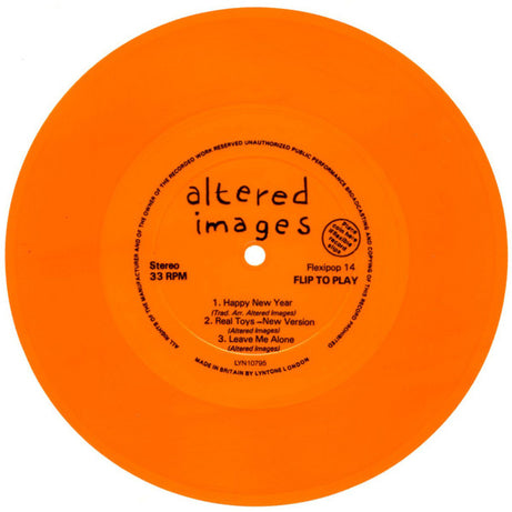 Altered Images : Happy New Year (Flexi, 7", S/Sided, Ora)