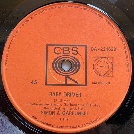 Simon & Garfunkel : The Boxer (7", Single)