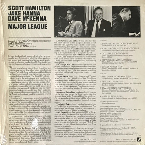 Scott Hamilton / Jake Hanna / Dave McKenna : Major League (LP)