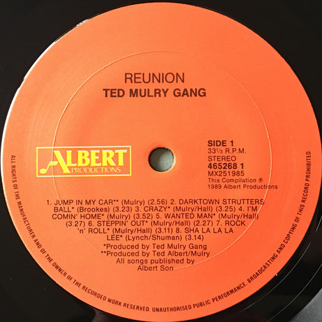 Ted Mulry Gang : Reunion (LP, Comp)