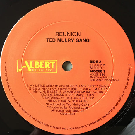 Ted Mulry Gang : Reunion (LP, Comp)