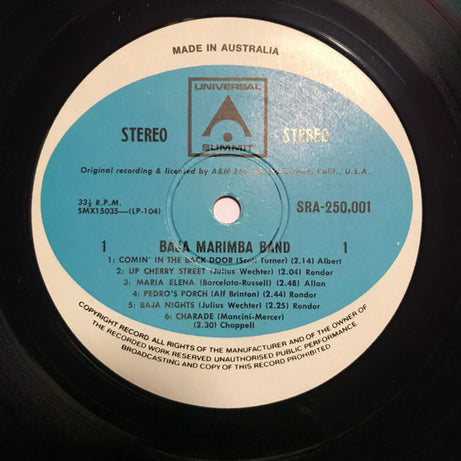 Baja Marimba Band : Baja Marimba Band (LP, Album)