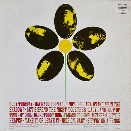 The Rolling Stones : Flowers (LP, Comp, RE)