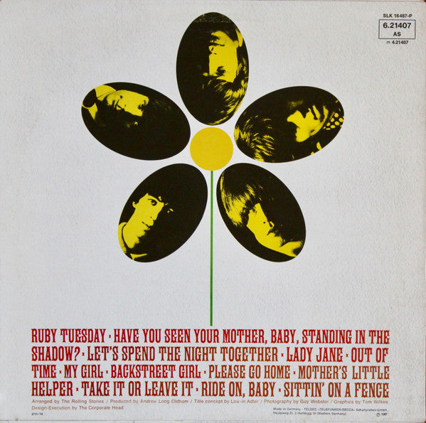 The Rolling Stones : Flowers (LP, Comp, RE)