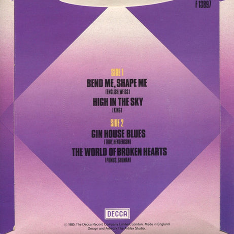 Amen Corner : Bend Me, Shape Me (7", EP)