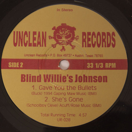 Blind Willie's Johnson : Oops! (7", EP)
