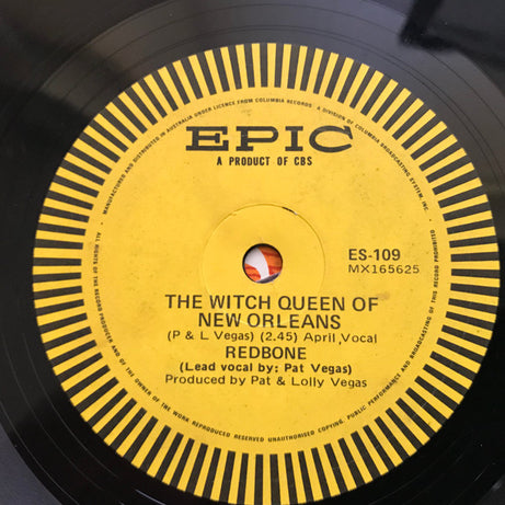 Redbone : The Witch Queen Of New Orleans (7")