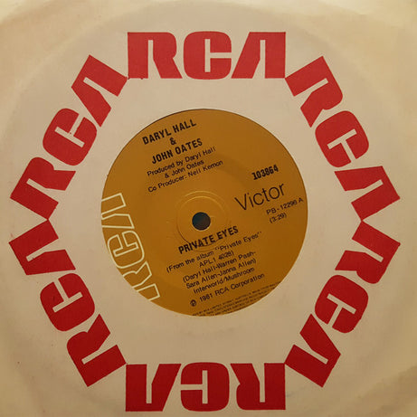 Daryl Hall & John Oates : Private Eyes (7", Single)