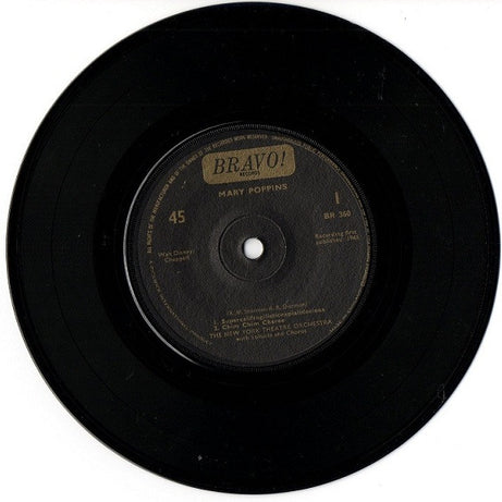 The New York Theatre Orchestra : Mary Poppins (7", EP)