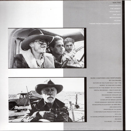 Iva Davies : Razorback (Music From The Original Soundtrack Of The Film) (LP, Gat)