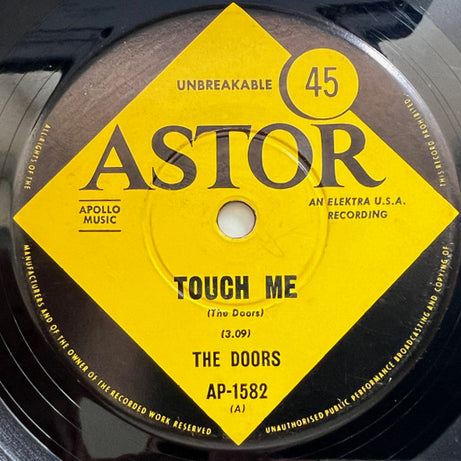 The Doors : Touch Me  (7", Single)