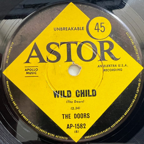 The Doors : Touch Me  (7", Single)