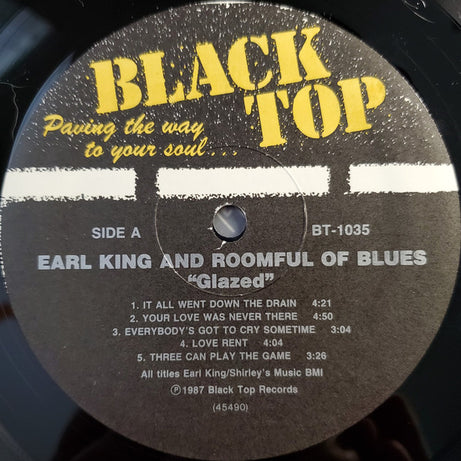 Earl King & Roomful Of Blues : Glazed (LP, Album)