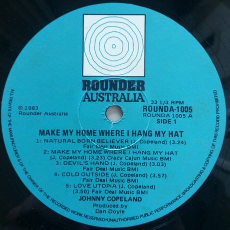 Johnny Copeland : Make My Home Where I Hang My Hat (LP, Album)