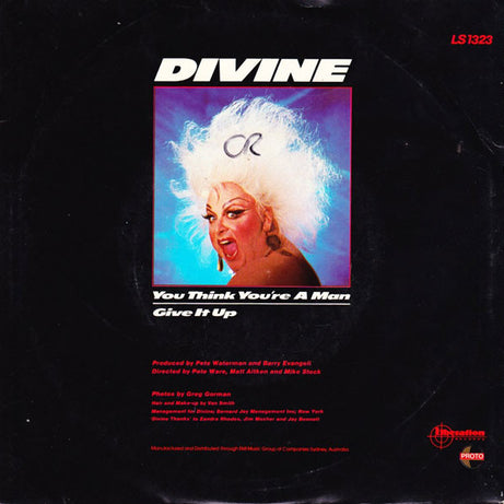 Divine : You Think You're A Man (7", Single)