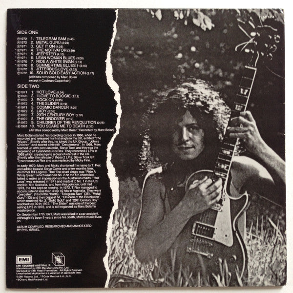 T. Rex : Solid Gold - Easy Action, 20 Golden Greats (LP, Comp)