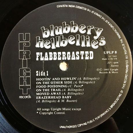 Blubbery Hellbellies : Flabbergasted (LP)