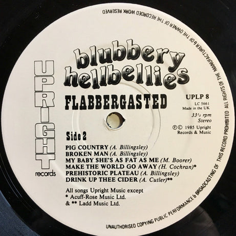 Blubbery Hellbellies : Flabbergasted (LP)