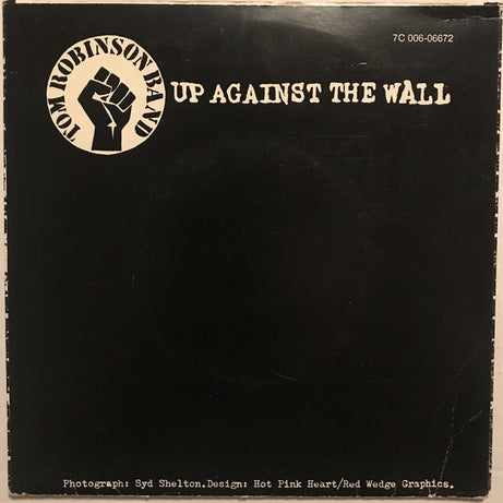 Tom Robinson Band : Up Against The Wall (7", Single)
