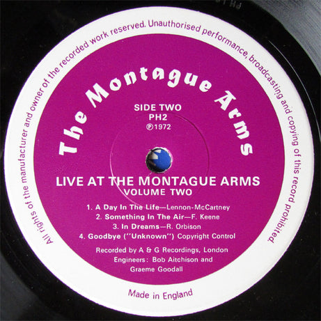 Jimmy Jones (12) / Peter London (2) / Peter Hoyle : Live At The Montague Arms Volume Two (LP)