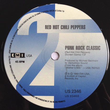 Red Hot Chili Peppers : Higher Ground (7", Single)