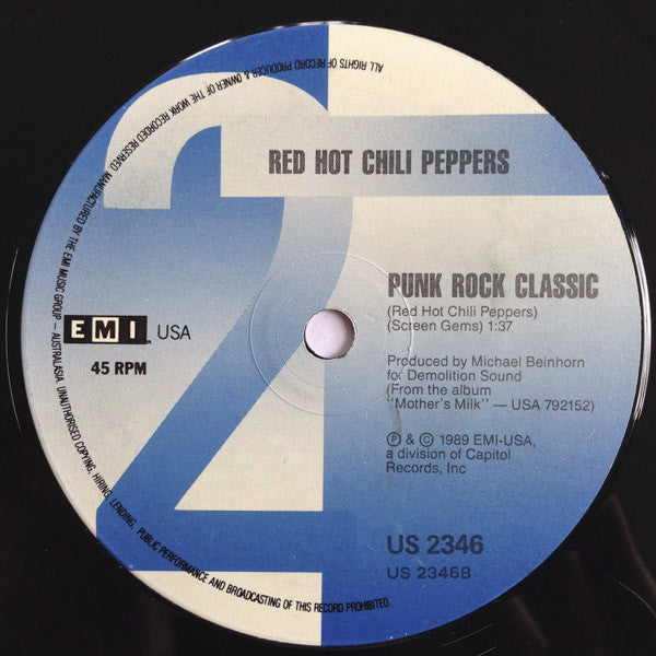 Red Hot Chili Peppers : Higher Ground (7", Single)
