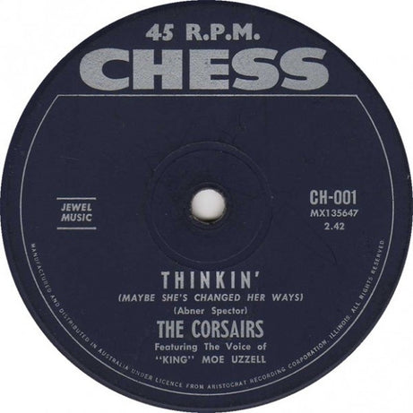The Corsairs : Smoky Places / Thinkin' (Maybe She's Changed Her Ways) (7")