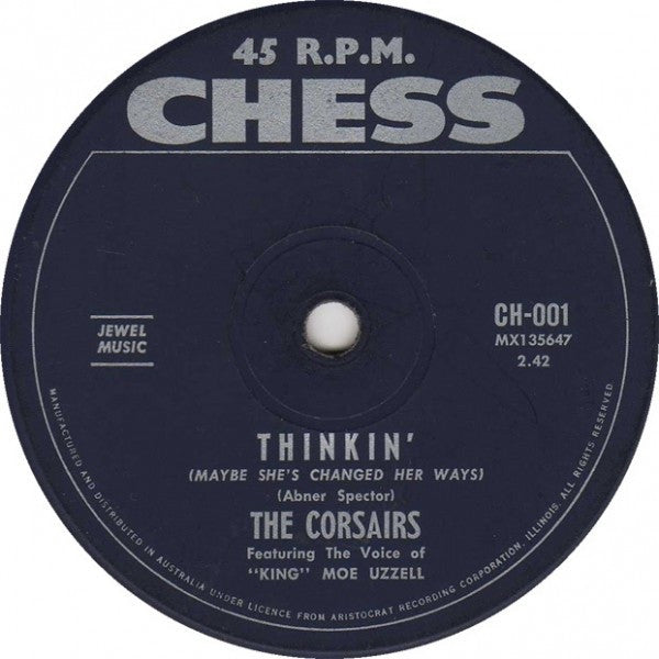 The Corsairs : Smoky Places / Thinkin' (Maybe She's Changed Her Ways) (7")