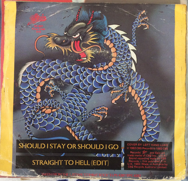 The Clash : Should I Stay Or Should I Go/Straight To Hell (7")