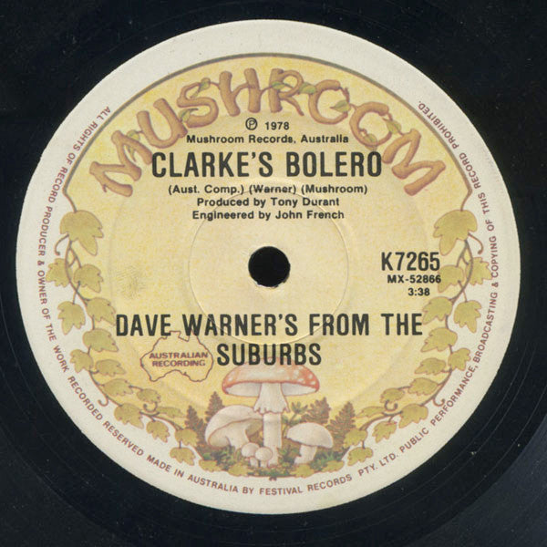Dave Warner's From The Suburbs : Suburban Boy (7", Single)