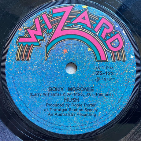 Hush (7) : Rocking Gypsy King / Bony Moronie (7", Single)