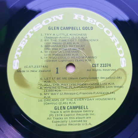 Glen Campbell : Glen Campbell Gold (LP, Comp, S/Edition)