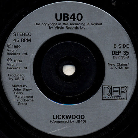 UB40 : Kingston Town (7", Single, Sil)