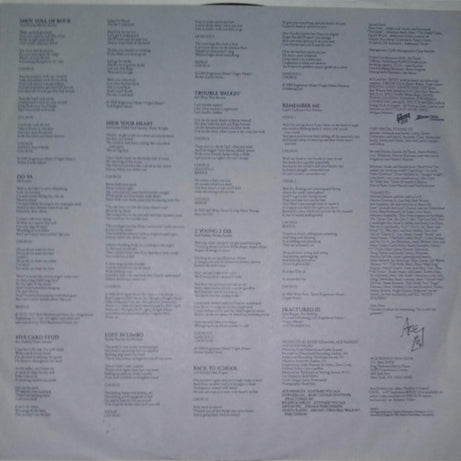 Ace Frehley : Trouble Walkin' (LP, Album, Spe)