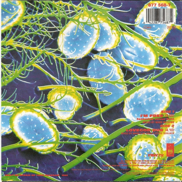 The Soup Dragons : I'm Free (7", Single)