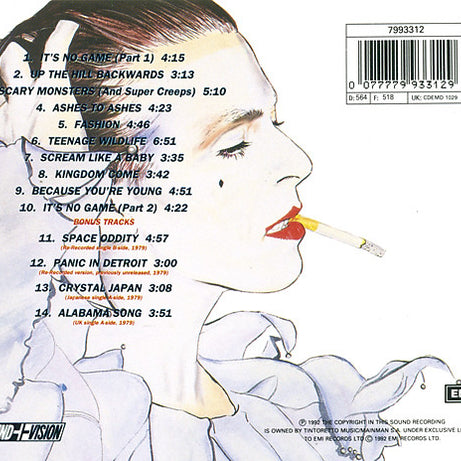 David Bowie : Scary Monsters (CD, Album, RE, RM, RP)