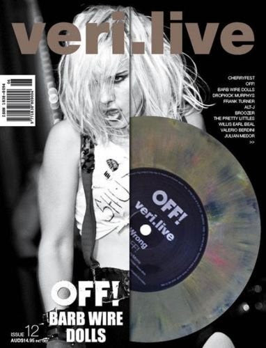 OFF! / Barb Wire Dolls : Wrong / Walking Dead (veri.live Issue 12) (7", Single, Ltd, Mar)