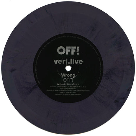 OFF! / Barb Wire Dolls : Wrong / Walking Dead (veri.live Issue 12) (7", Single, Ltd, Mar)