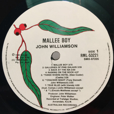 John Williamson : Mallee Boy (LP, Album)