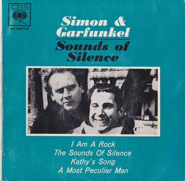 Simon & Garfunkel : Sounds Of Silence  (7", EP, Mono, RE)
