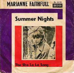 Marianne Faithfull : Summer Nights (7", Single)
