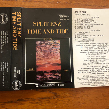 Split Enz : Time And Tide (Cass, Album)