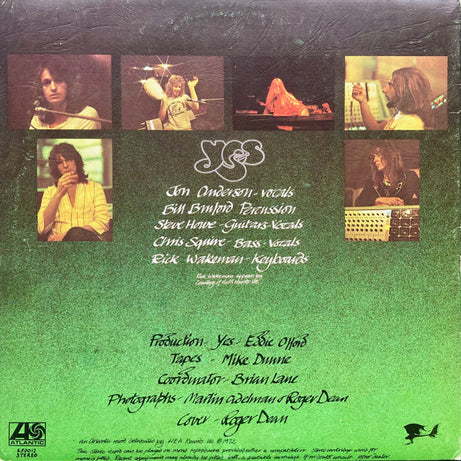 Yes : Close To The Edge (LP, Album, Tex)