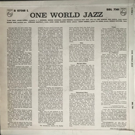 Various : One World Jazz (LP, Album, Mono)