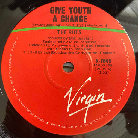 The Ruts : Something That I Said (7", Single)