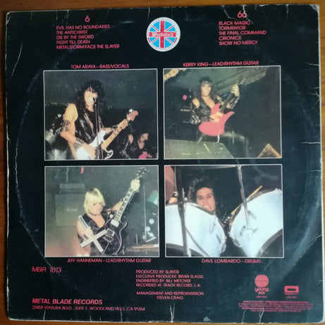 Slayer : Show No Mercy (LP, Album, RE)