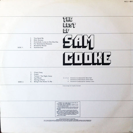 Sam Cooke : The Best Of Sam Cooke (LP, Comp, RE)