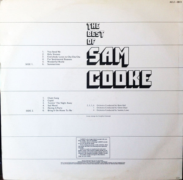 Sam Cooke : The Best Of Sam Cooke (LP, Comp, RE)